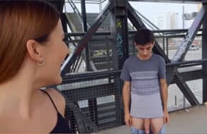 Jordi ENP se folla en plena calle a la españolita Gala Anguita