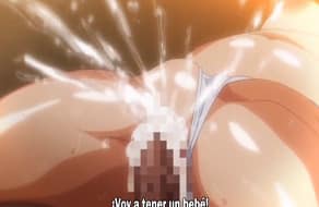 Hentai con música con Himawari y mucha leche
