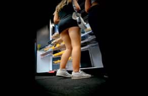 Colección de teen upskirt grabados a traición