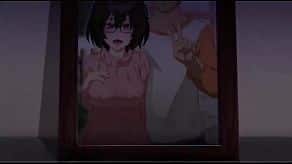 Masturbación hentai con Himitsu en Jokei Kazoku III